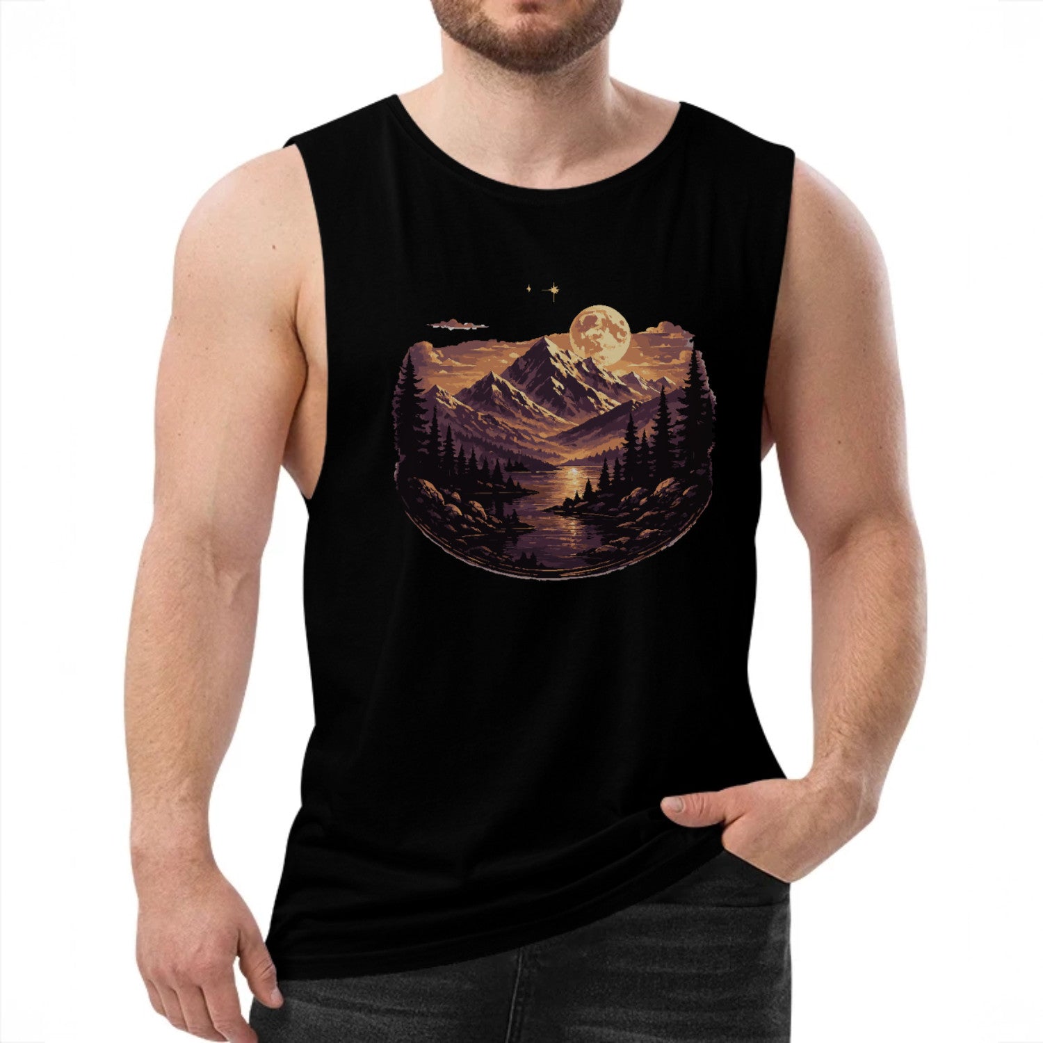 Golden Summit Escape tank top