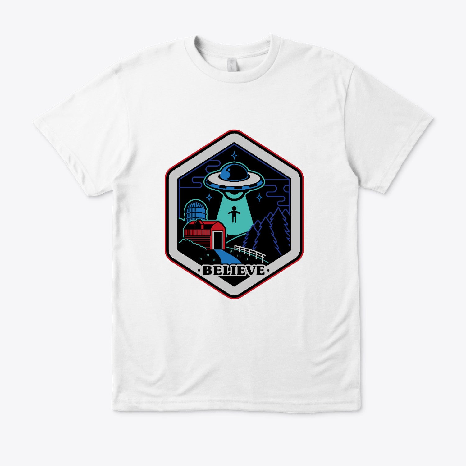 UFO Believe T-Shirt