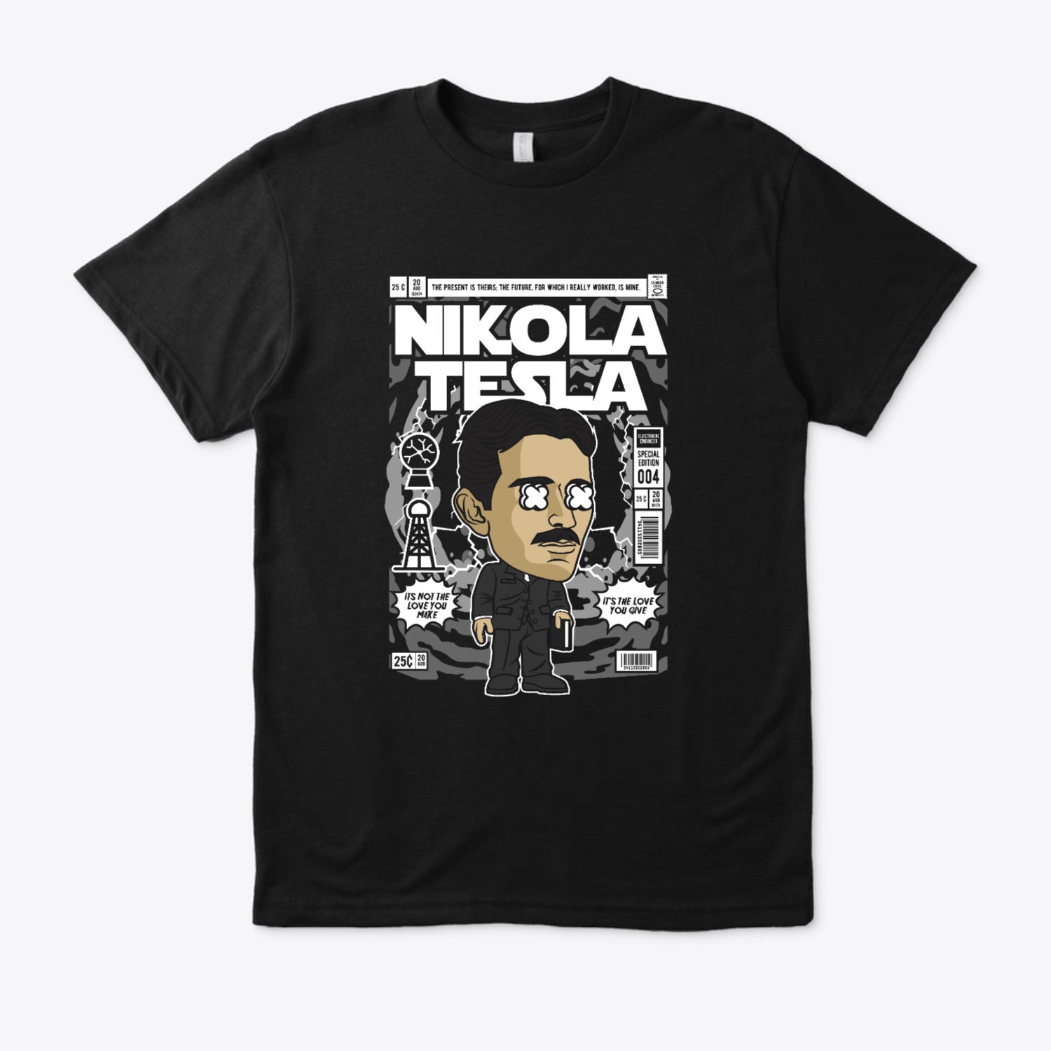Nikola Tesla Vintage T-Shirt