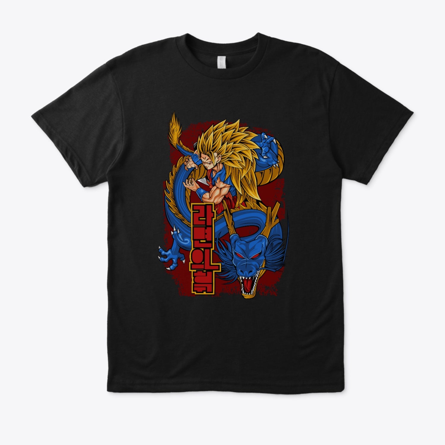 SS3 Goku Dragon premium T-Shirt