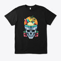 Tropical Skull Graphic T-Shirt